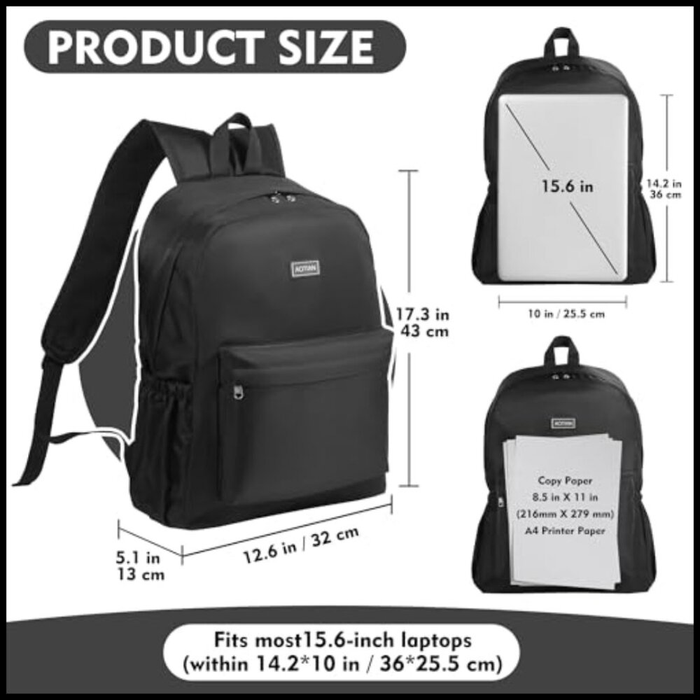 Lightweight Nylon Daypack Backpack Durable Travel… - image 4